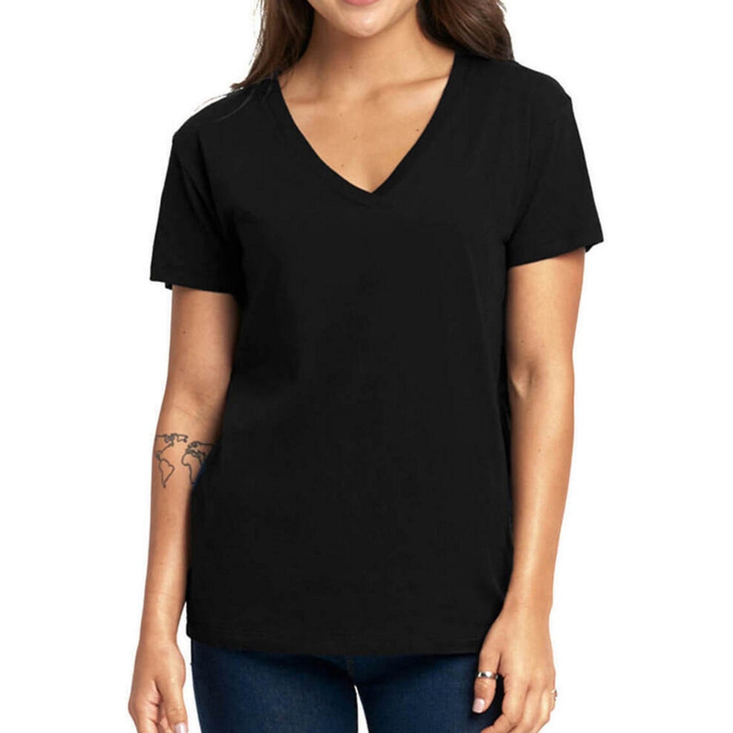 Stylish V-Neck Tee Women