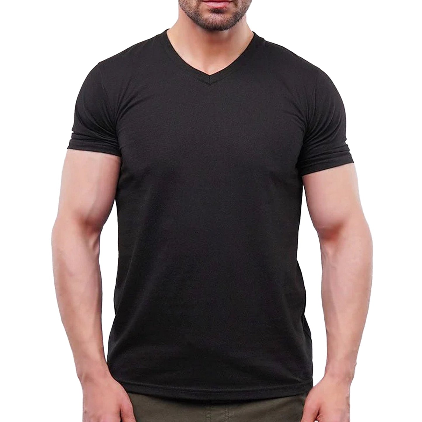 Stylish V-Neck Tee Man