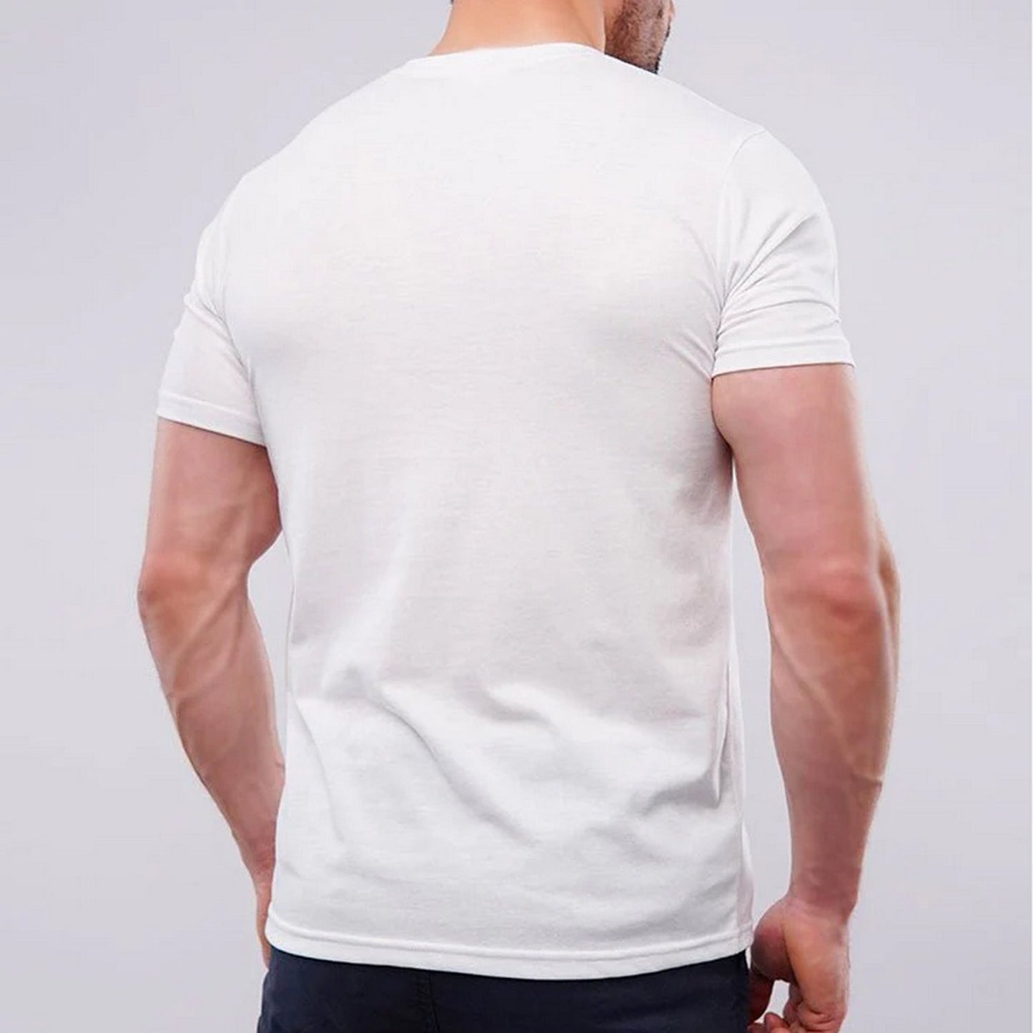 Stylish V-Neck Tee Man