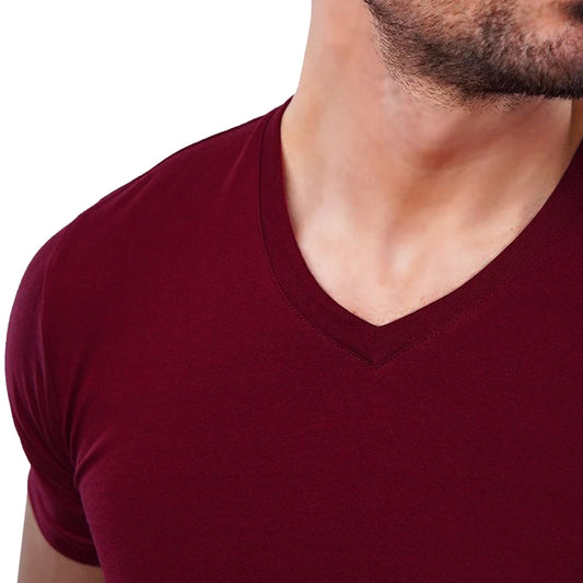 Stylish V-Neck Tee Man