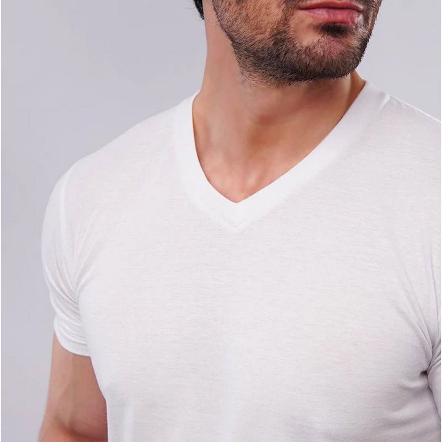 Stylish V-Neck Tee Man