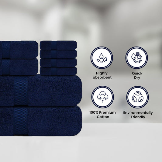 Navy Blue Towel Set