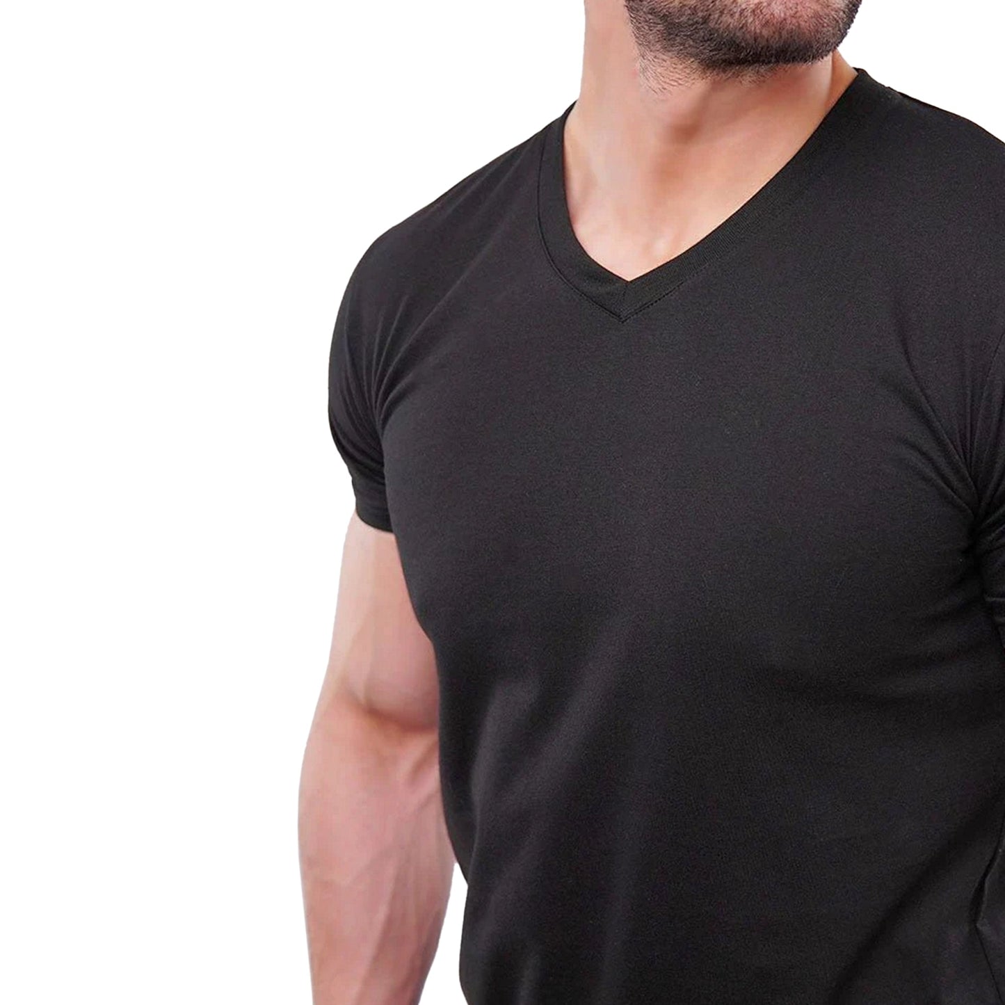 Stylish V-Neck Tee Man