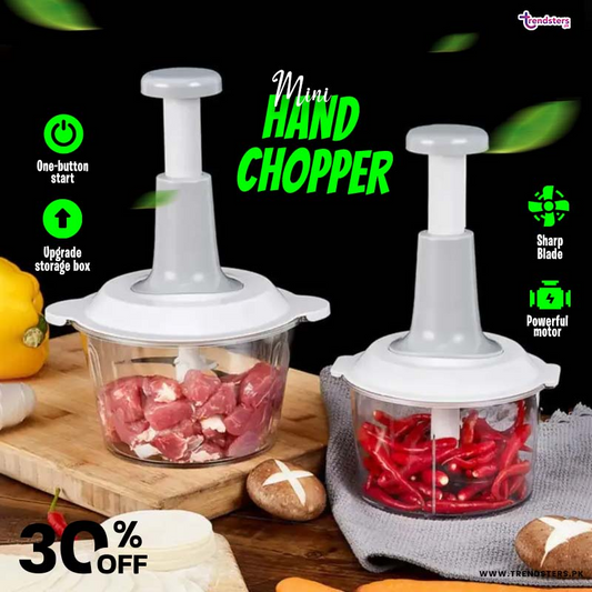 Hand Pushing Chopper Manual Press