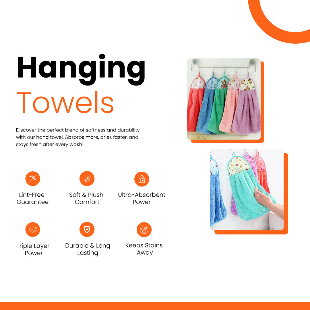 Hanging Towels Randomly Select Colors